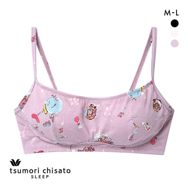 ワコール ツモリチサト 空に輝く星座 ノンワイヤーブラジャー ML Wacoal tsumori chisato SLEEP