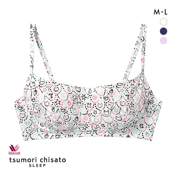 ワコール Wacoal ツモリチサト tsumori chisato SLEEP ノンワイヤーブラジャー ML ブラレット 単品