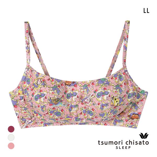 ワコール ツモリチサト 不思議の国 ノンワイヤー ブラジャー LL Wacoal tsumori chisato SLEEP