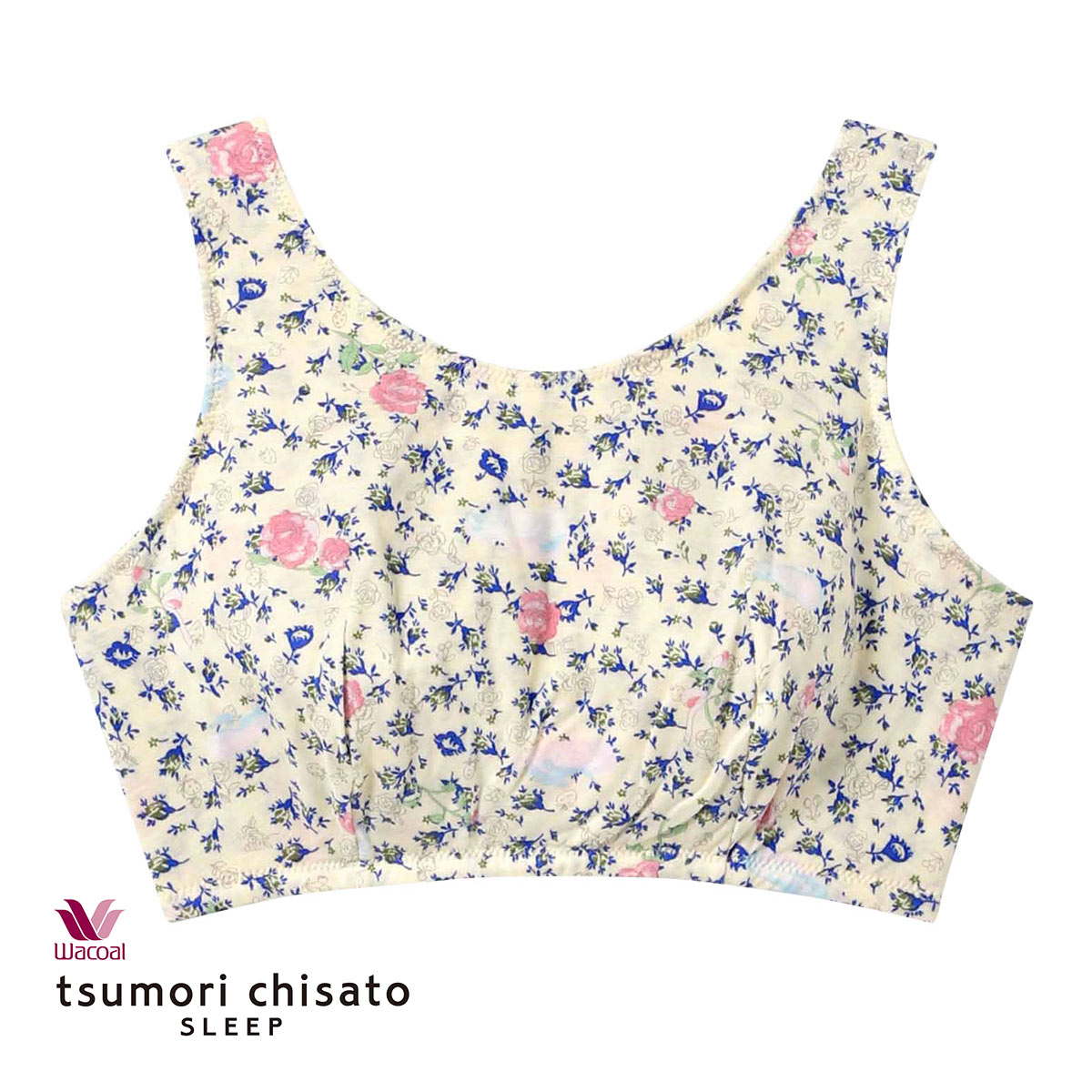 ワコール Wacoal ツモリチサト tsumori chisato SLEEP パリへの旅 ナイトアップブラ ナイトブラ ノンワイヤー ブラジャー ML 単品 UBX580(CR-クリーム-M)