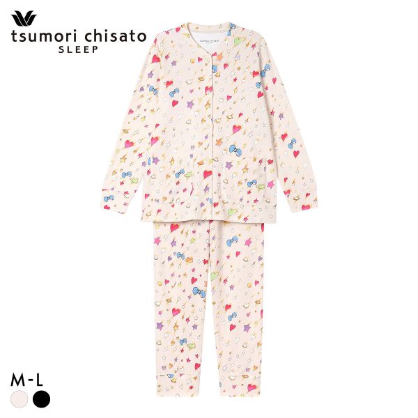 ワコール ツモリチサト スリープ 不思議の国 長袖 シャツパジャマ 上下セット ルームウェア レディース tsumori chisato SLEEP