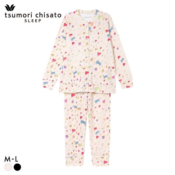 ワコール ツモリチサト スリープ 不思議の国 長袖 シャツパジャマ 上下セット ルームウェア レディース tsumori chisato SLEEP