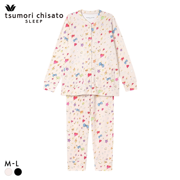ワコール ツモリチサト スリープ 不思議の国 長袖 シャツパジャマ 上下セット ルームウェア レディース tsumori chisato SLEEP