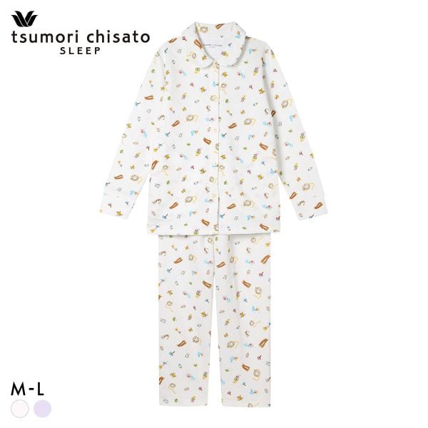 ワコール ツモリチサト スリープ 不思議の国 長袖 シャツパジャマ 上下セット ルームウェア レディース tsumori chisato SLEEP