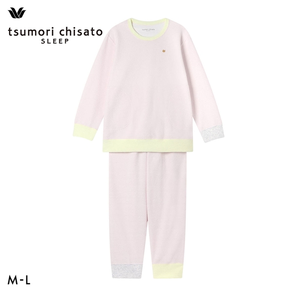 ワコール ツモリチサト 長袖パジャマ 上下セット ルームウェア パイル あったか tsumori chisato SLEEP