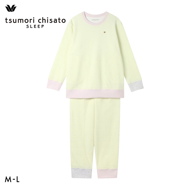 ワコール ツモリチサト 長袖パジャマ 上下セット ルームウェア パイル あったか tsumori chisato SLEEP