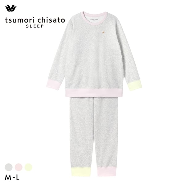 ワコール ツモリチサト 長袖パジャマ 上下セット ルームウェア パイル あったか tsumori chisato SLEEP
