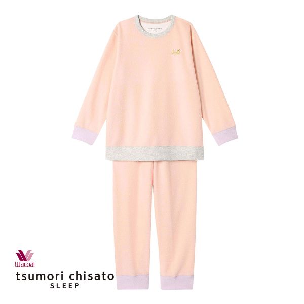 ワコール ツモリチサト スリープ 長袖パジャマ 上下セット ルームウェア レディース ねこ Wacoal tsumori chisato SLEEP