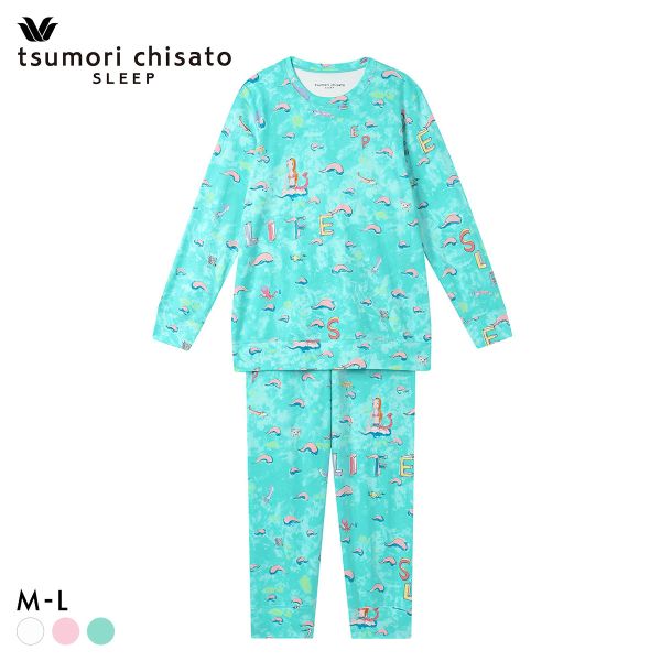 ワコール ツモリチサト 冒険の旅 パジャマ 長袖 ルームウェア 上下セット 綿100％ Wacoal tsumori chisato SLEEP