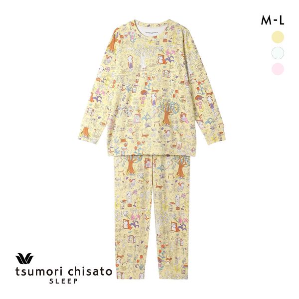 15%OFF ワコール ツモリチサト ワンダーフォレスト パジャマ 上下セット ルームウェア 綿100% 長袖 Wacoal tsumori chisato SLEEP 15%OFF ワコール ツモリチサト ワンダーフォレスト パジャマ 上下セット ルームウェア 綿100% 長袖 Wacoal tsumori chisato SLEEP