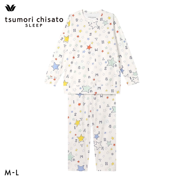 ワコール ツモリチサト スター パジャマ 上下セット ルームウェア 綿100％ Wacoal tsumori chisato SLEEP