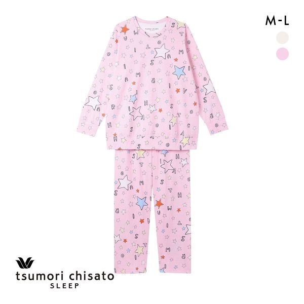 ワコール ツモリチサト スター パジャマ 上下セット ルームウェア 綿100％ Wacoal tsumori chisato SLEEP