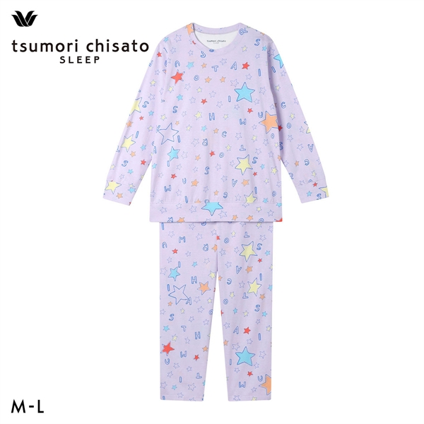 ワコール ツモリチサト スター パジャマ 上下セット ルームウェア 綿100％ Wacoal tsumori chisato SLEEP