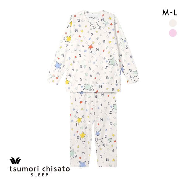 ワコール ツモリチサト スター パジャマ 上下セット ルームウェア 綿100％ Wacoal tsumori chisato SLEEP