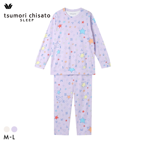ワコール ツモリチサト スター パジャマ 上下セット ルームウェア 綿100％ Wacoal tsumori chisato SLEEP