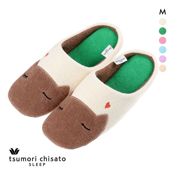ワコール Wacoal ツモリチサト tsumori chisato SLEEP 綿100％ パイル スリッパ ルームシューズ