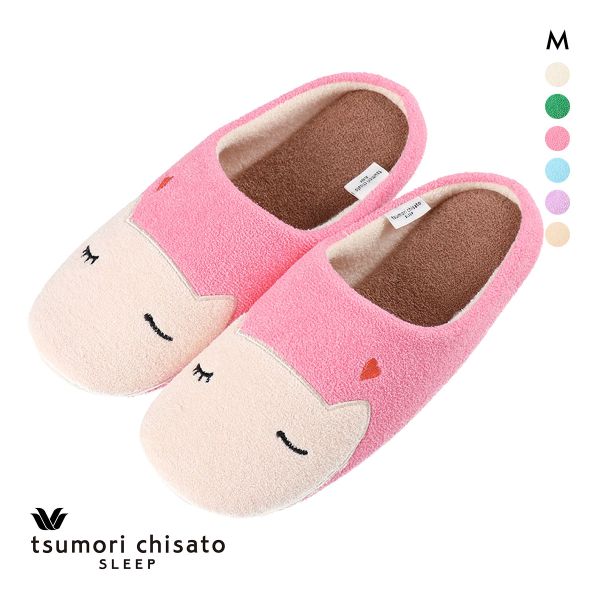 ワコール Wacoal ツモリチサト tsumori chisato SLEEP 綿100％ パイル スリッパ ルームシューズ