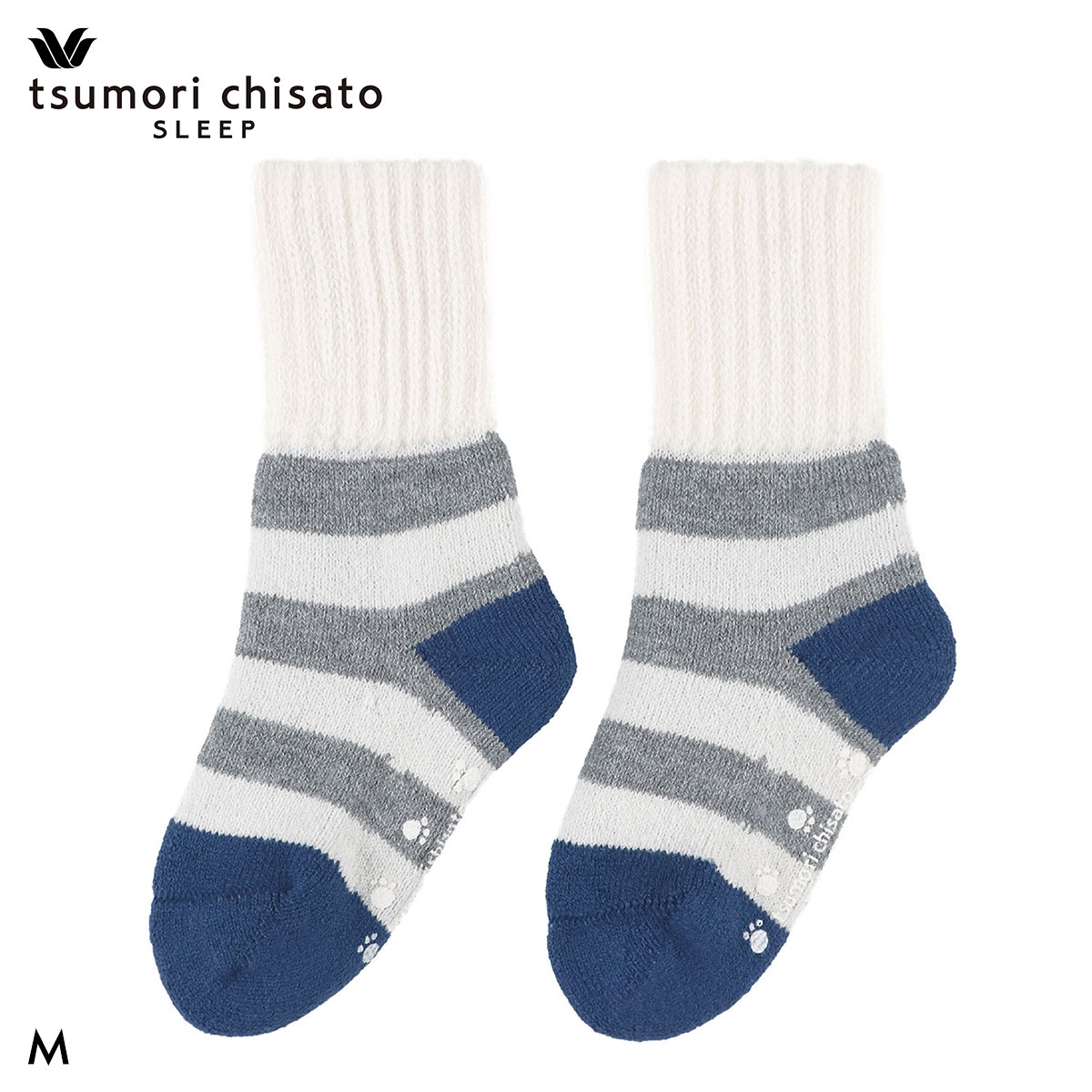 ワコール ツモリチサト スリープ ソックス 靴下 肌側起毛 すべり止めつき Wacoal tsumori chisato SLEEP(IV-アイボリー-M)