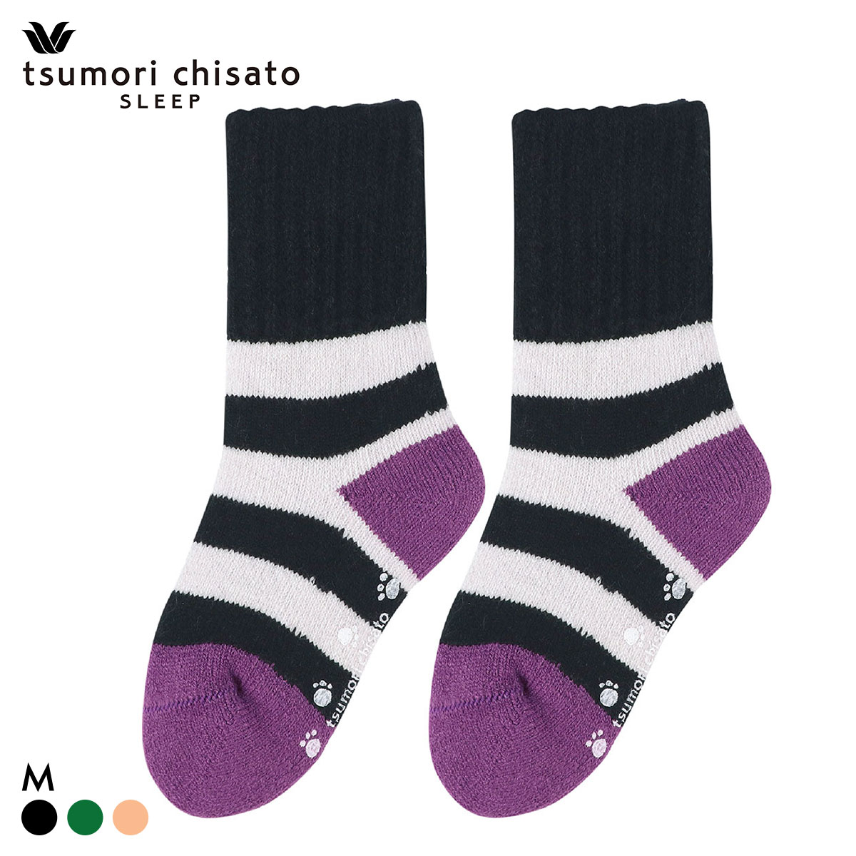 ワコール ツモリチサト スリープ ソックス 靴下 肌側起毛 すべり止めつき Wacoal tsumori chisato SLEEP