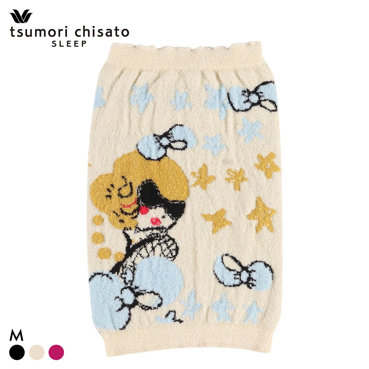 ワコール ツモリチサト スリープ はらまき もこもこ 不思議の国 Wacoal tsumori chisato SLEEP(IV-アイボリー-M)