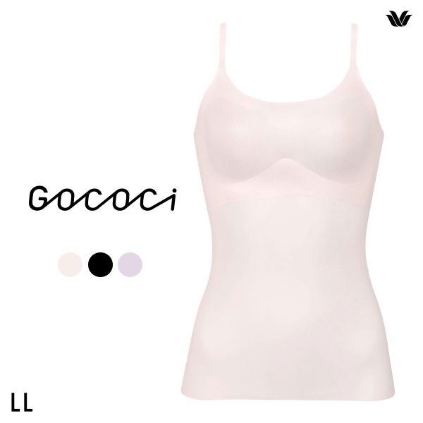 ワコール Wacoal ゴコチ GOCOCi UGG171 涼感 キャミソール インナー カップ付き シームレス 無縫製 吸汗速乾 LL 大きいサイズ