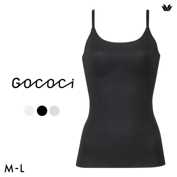 ワコール Wacoal ゴコチ GOCOCi UGG171 涼感 キャミソール インナー カップ付き シームレス 無縫製 吸汗速乾 ML