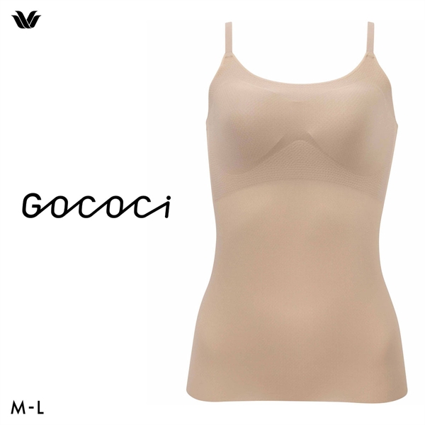 ワコール Wacoal ゴコチ GOCOCi UGG171 涼感 キャミソール インナー カップ付き シームレス 無縫製 吸汗速乾 ML