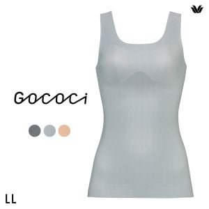 ワコール Wacoal ゴコチ GOCOCi UGG210 ラクに美胸キープ シームレス カップ付き インナー ノースリーブ LL フラット 無縫製