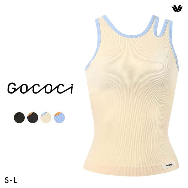 ワコール ゴコチ cooomy. クーミー UGG244 カップ付き インナー ノースリーブ ML Wacoal GOCOCi