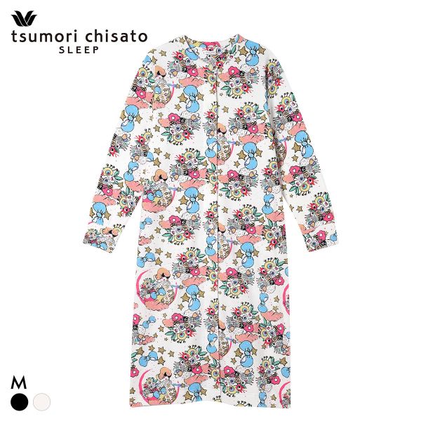 ワコール ツモリチサト 不思議の国 ワンピース ルームウェア ネグリジェ 長袖 パジャマ 肌側起毛 あったか Wacoal tsumori chisato SLEEP