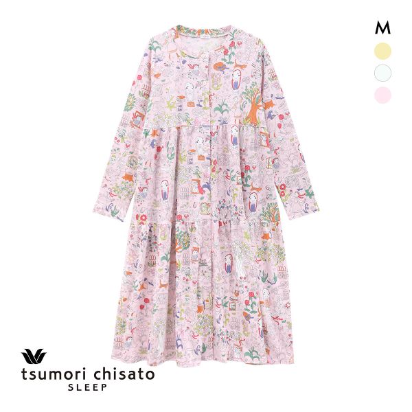 ワコール ツモリチサト ワンダーフォレスト ワンピース ルームウェア 長袖 パジャマ Wacoal tsumori chisato SLEEP