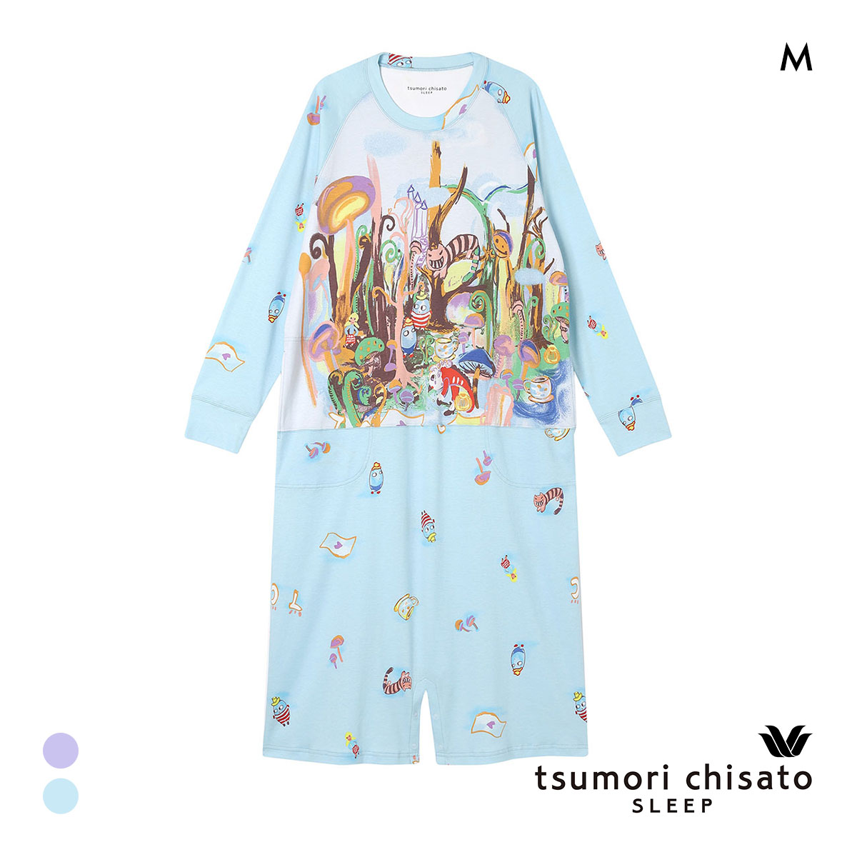 新品未使用　TSUMORI CHISATO デニム風ルームワンピース tsumori chisato SLEEP（ツモリチサト スリープ）の「【ルーム
