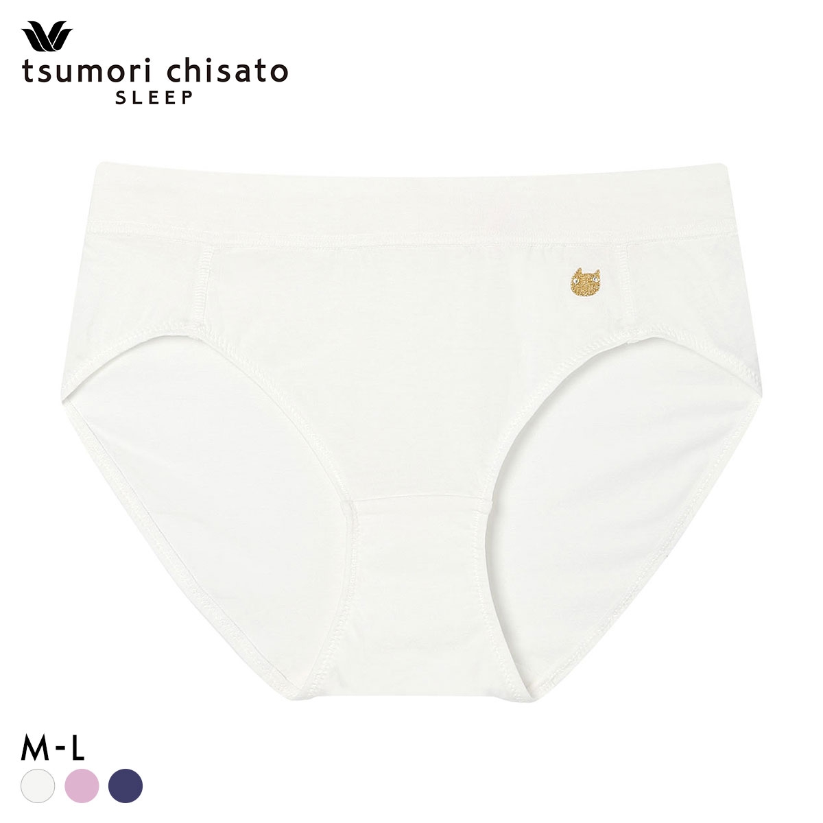 ワコール ツモリチサト ショーツ あさめ ML 綿混 やわらかな肌ざわり Wacoal tsumori chisato SLEEP(IV-アイボリー-M)