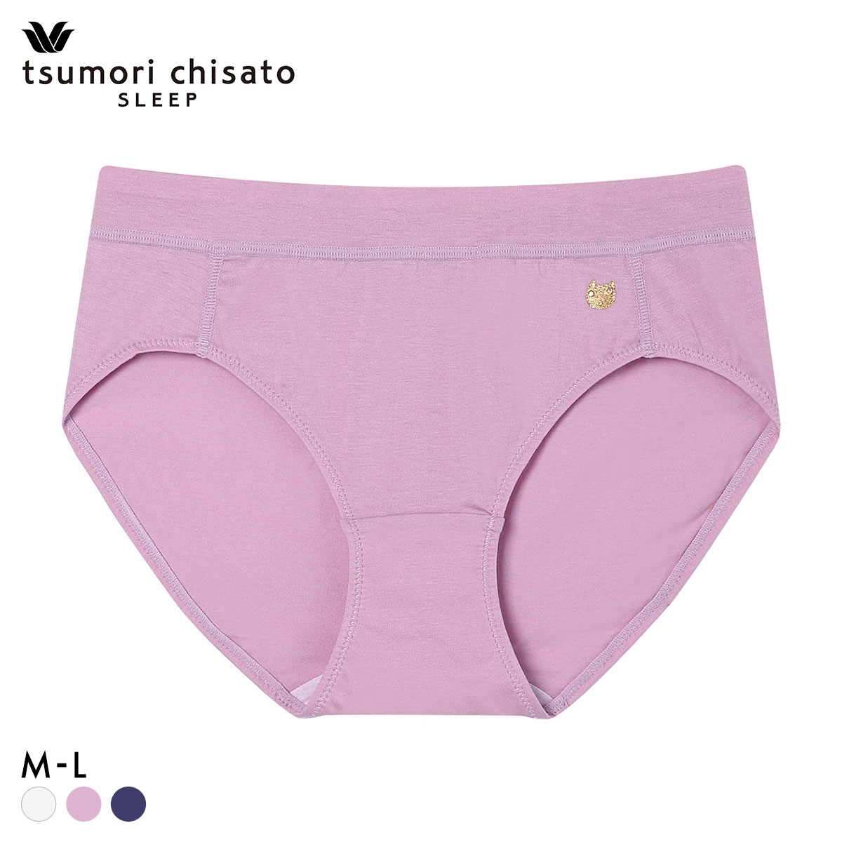ワコール ツモリチサト ショーツ あさめ ML 綿混 やわらかな肌ざわり Wacoal tsumori chisato SLEEP(PI-ピンク-M)