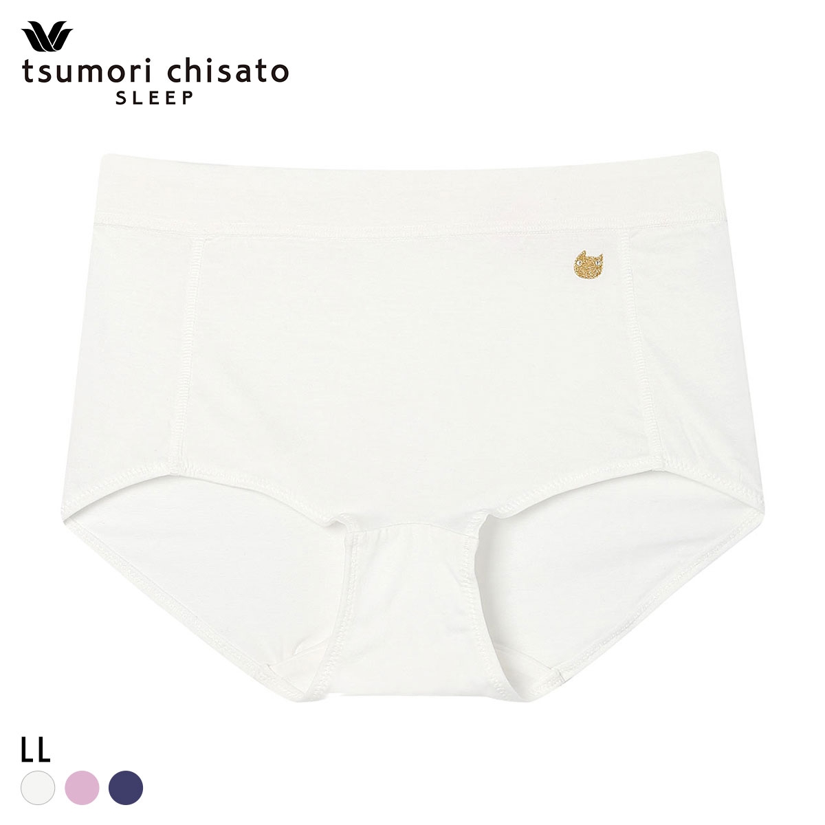 ワコール ツモリチサト ショーツ ふつう LL 綿混 やわらかな肌ざわり Wacoal tsumori chisato SLEEP(IV-アイボリー-LL)
