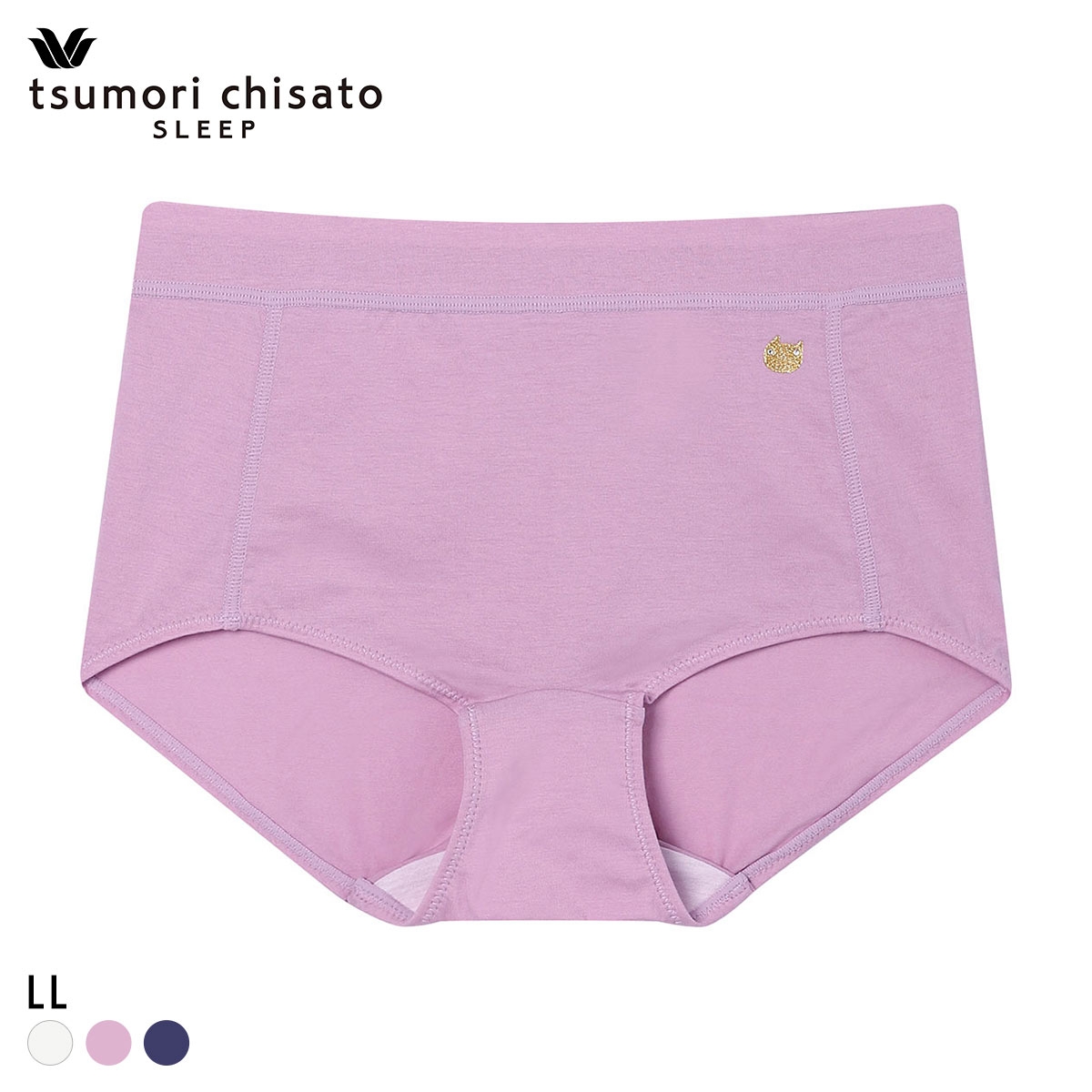ワコール ツモリチサト ショーツ ふつう LL 綿混 やわらかな肌ざわり Wacoal tsumori chisato SLEEP(PI-ピンク-LL)