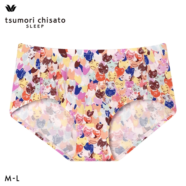 ワコール ツモリチサト ハートネコ ショーツ ノーマル 伸びがよくやわらかい ML 下着 Wacoal tsumori chisato SLEEP