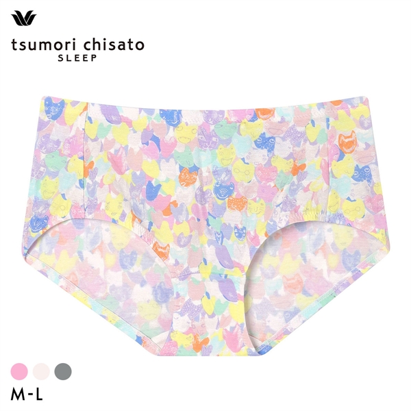 ワコール ツモリチサト ハートネコ ショーツ ノーマル 伸びがよくやわらかい ML 下着 Wacoal tsumori chisato SLEEP