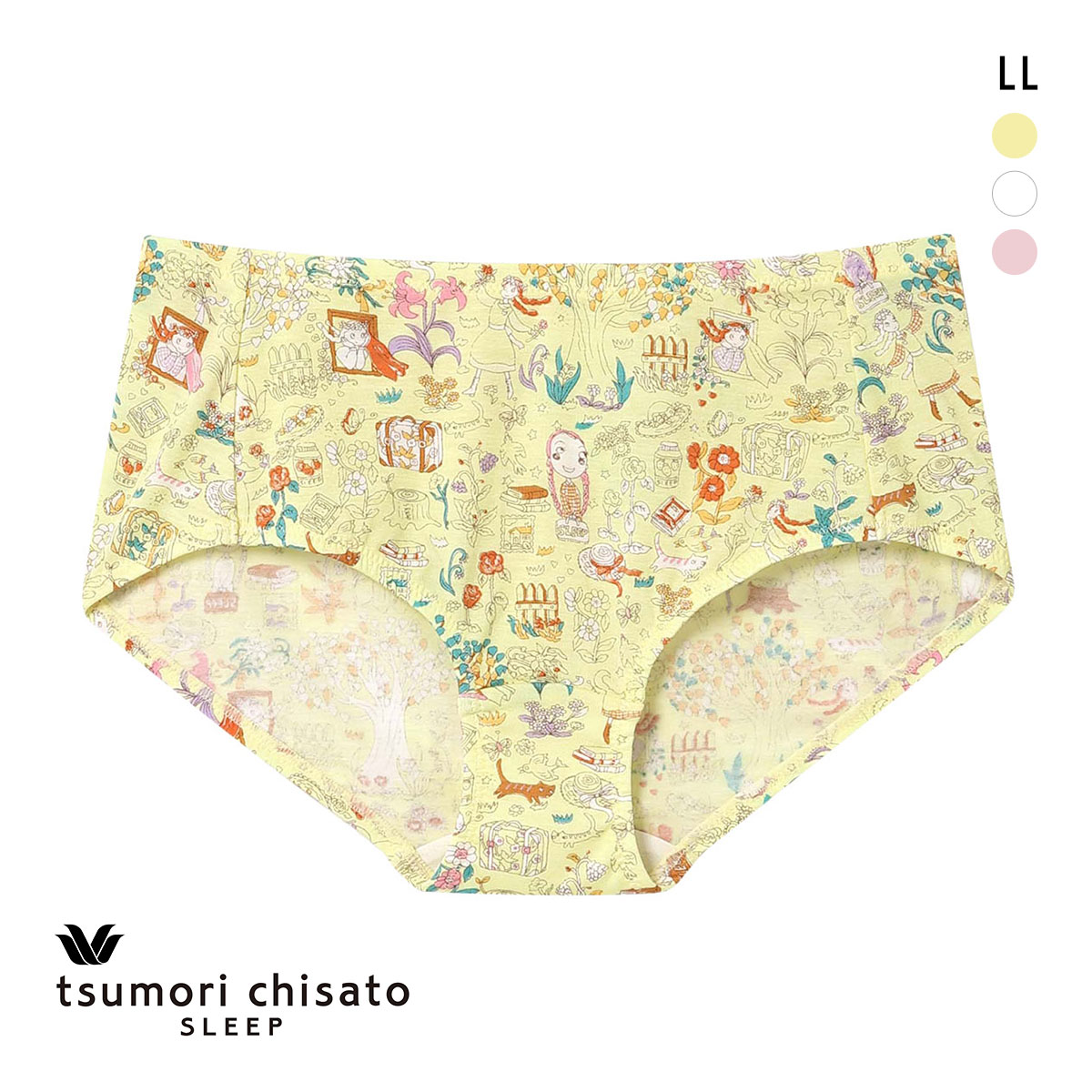 ワコール ツモリチサト ワンダーフォレスト ショーツ LL Wacoal tsumori chisato SLEEP(CR-クリーム-LL)