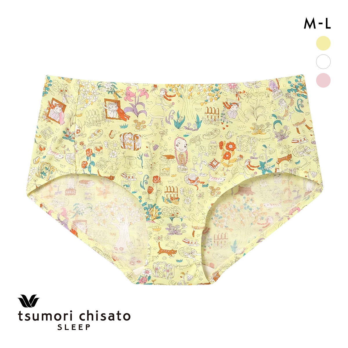 ワコール ツモリチサト ワンダーフォレスト ショーツ ML tsumori chisato SLEEP Wacoal(CR-クリーム-M)