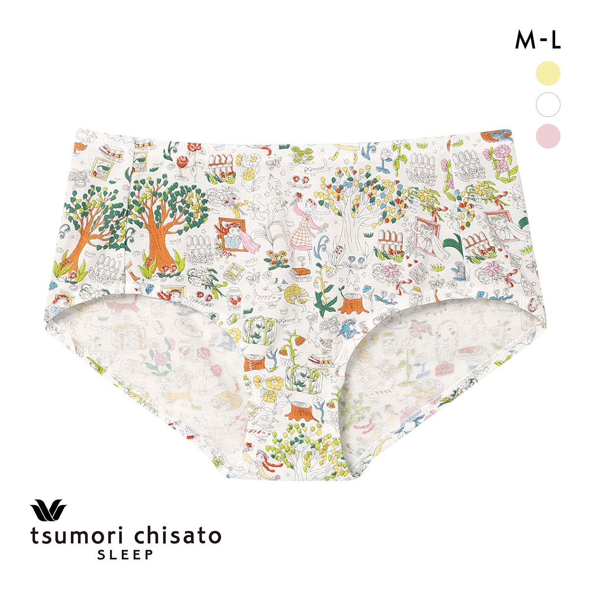 ワコール ツモリチサト ワンダーフォレスト ショーツ ML tsumori chisato SLEEP Wacoal(IV-アイボリー-M)