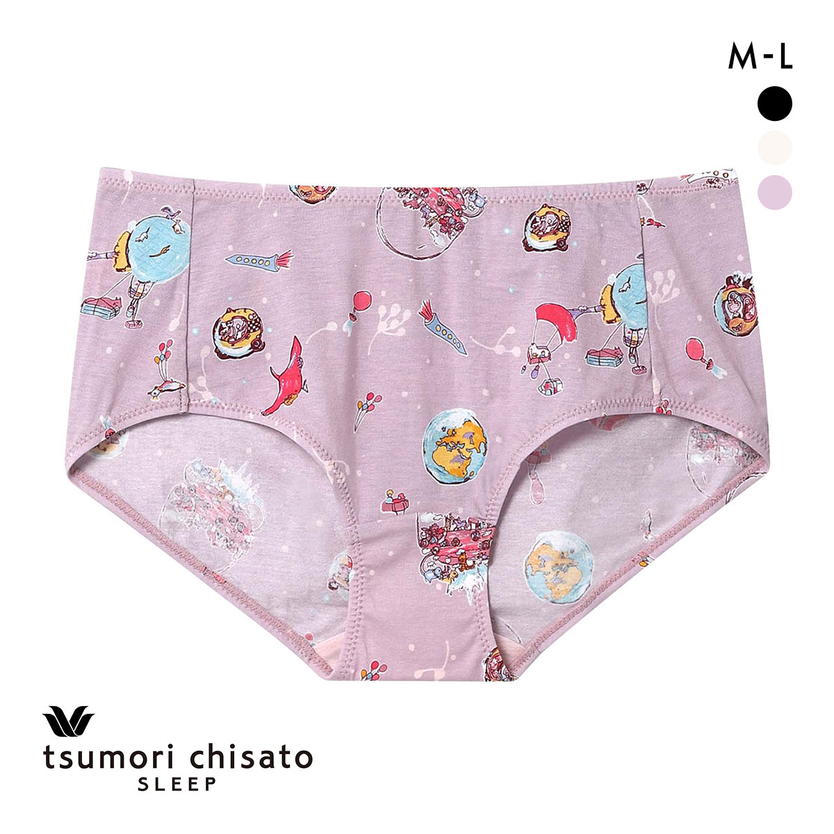 ワコール ツモリチサト 空に輝く星座 ショーツ ノーマル ML Wacoal tsumori chisato SLEEP(PI-ピンク-M)