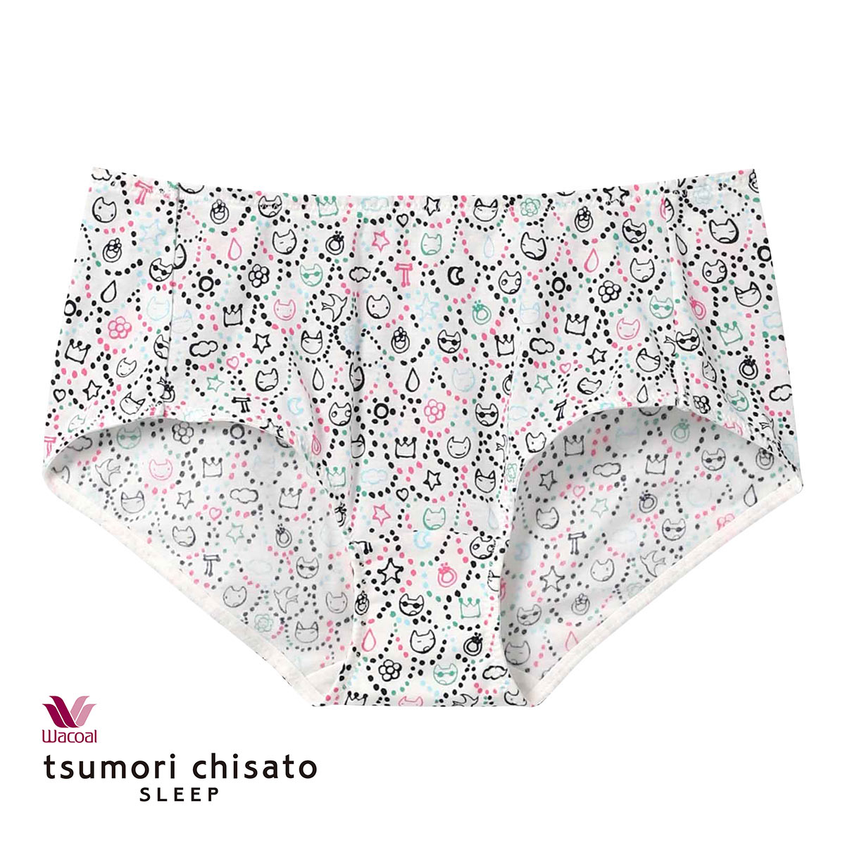 ワコール Wacoal ツモリチサト tsumori chisato SLEEP ショーツ ML スタンダード 単品(IV-アイボリー-M)