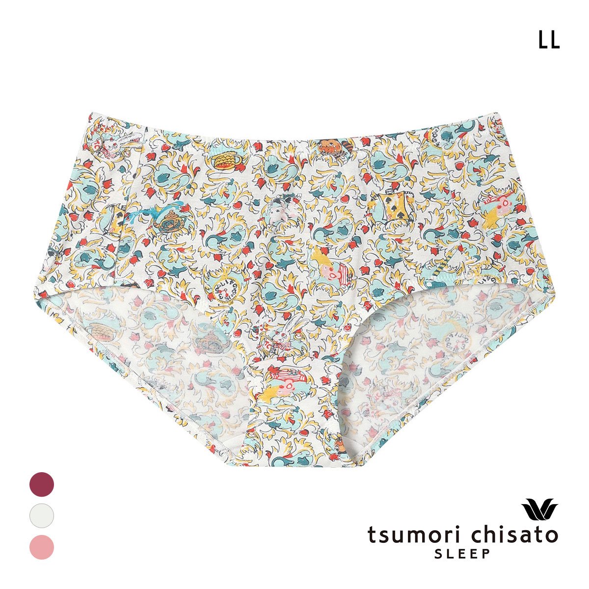 ワコール ツモリチサト 不思議の国 ショーツ ノーマル LL Wacoal tsumori chisato SLEEP(IV-アイボリー-LL)