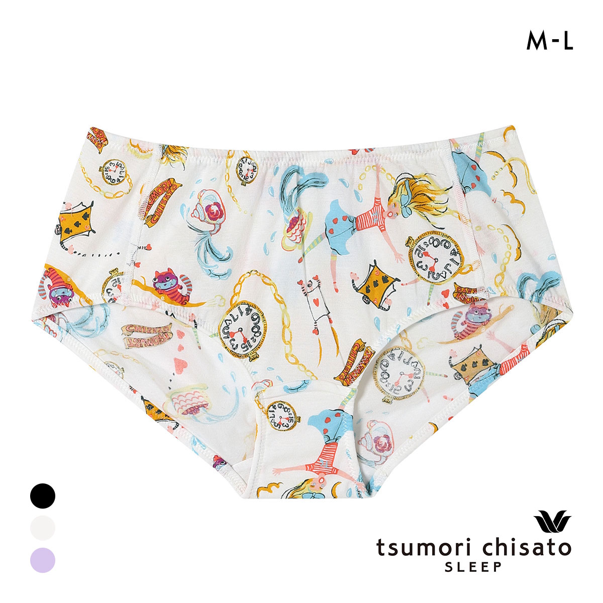 ワコール ツモリチサト 不思議の国 ショーツ ノーマル ML 綿混 Wacoal tsumori chisato SLEEP(IV-アイボリー-M)