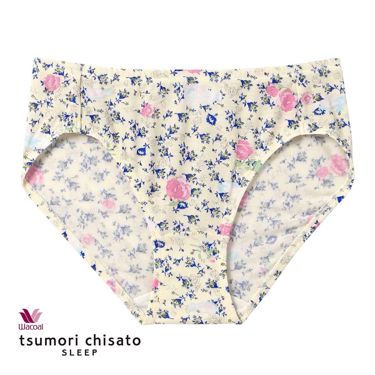 ワコール Wacoal ツモリチサト tsumori chisato SLEEP パリへの旅 ショーツ ノーマル ML ローライズ 単品(CR-クリーム-M)