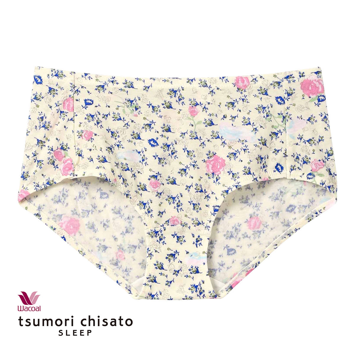 ワコール Wacoal ツモリチサト tsumori chisato SLEEP パリへの旅 ショーツ ボーイレングス ML 単品(CR-クリーム-M)