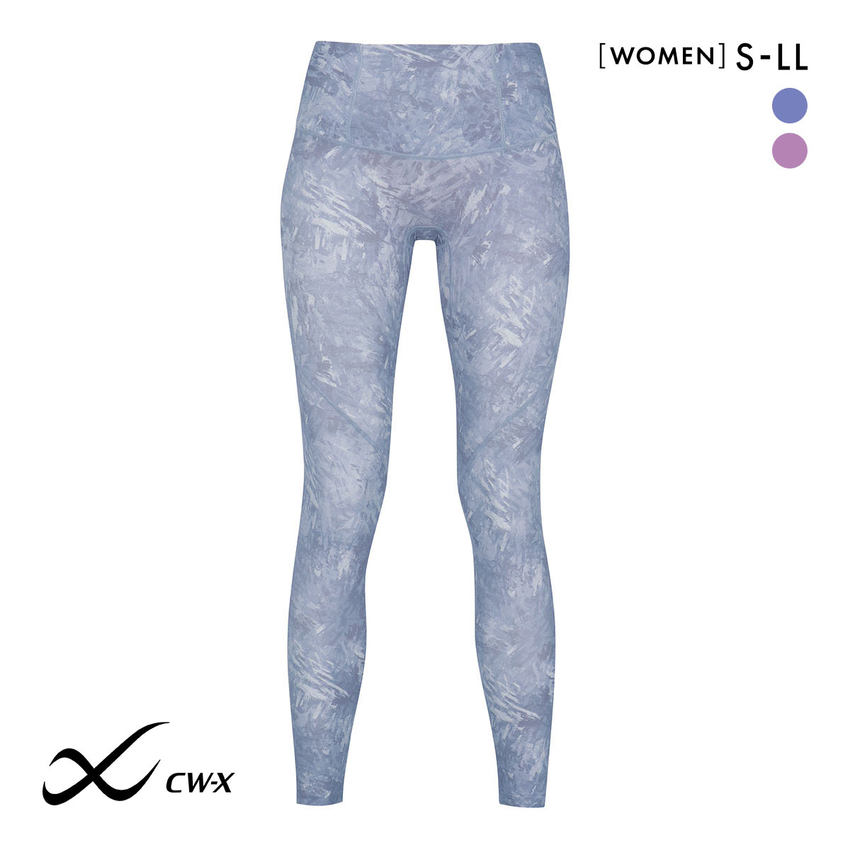 ワコール シーダブリューエックス STYLE UP タイツ VCY139 ロングパンツ 大きいサイズ Wacoal CW-X Womens(BGY-ブルーグレー-S)