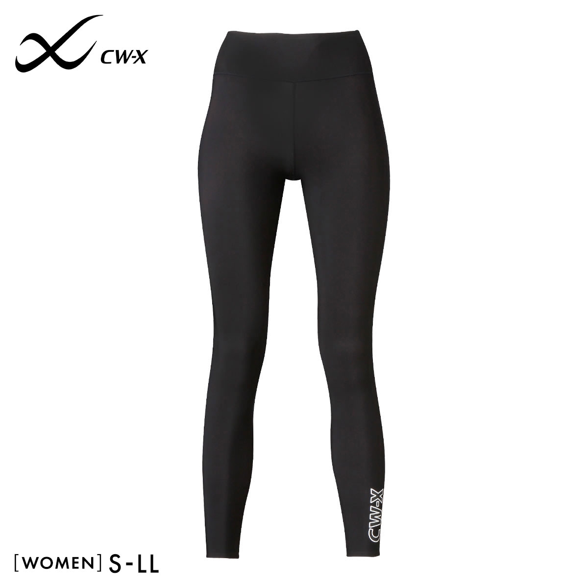 ワコール シーダブリューエックス CW-X STYLE FREE スタイルフリーボトム Womens VCY299 ロングパンツ Wacoal(BK-ブラック-S)