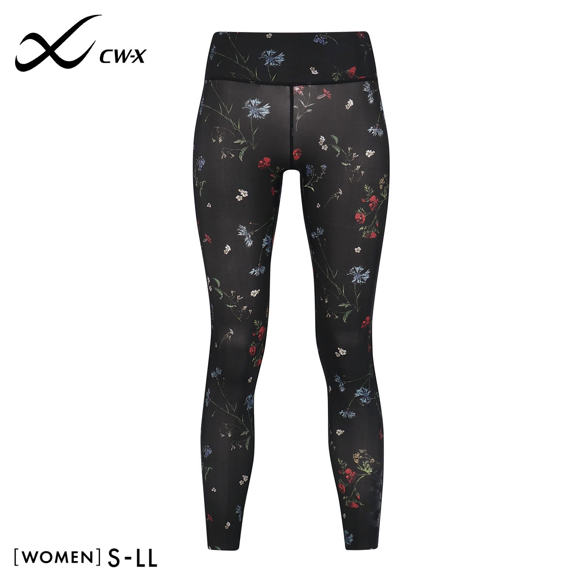 ワコール シーダブリューエックス CW-X STYLE FREE スタイルフリーボトム Womens VCY299 ロングパンツ Wacoal(FLO-花-S)